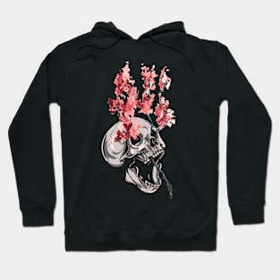 Skull and Flowers Hoodie